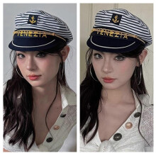 Breathable Multifunctional Hat Elegant Men Women Hat Unisex Adjustable Hat for Party Role Playing Marine Outfits
