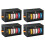 4 Pack 3D Printer Filament Storage Box, Reusable Filament Container for 3D Printing, Holds  to 24 Rolls 1