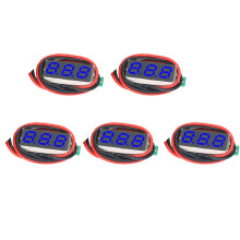 0.28 Inch LED Digital Voltmeter 0-100V Car Auto Motorcycle Voltage Tester Meter Detector LED 5pcs