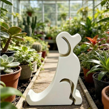 (Black One) Dog-Shaped Phone Stand, Minimalist Desktop Holder for Universal Smartphones, Creative Home Decoration Gift