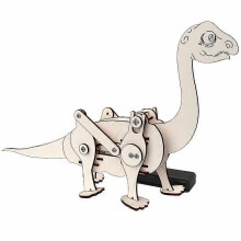 Wooden Brachiosaurus Model Kit, STEAM Education DIY Assembly, 3D Puzzle for Boys Girls, Cognitive Skill Building Gift