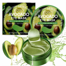 Avocado Collagen Eye Masks 60 Pcs, Gel Eye Patches with Hyaluronic Acid for Dark Circles Puffy Eyes Wrinkles, No Refrigeration Needed, Unisex Skincare