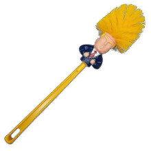 (B) Funny Donald Trump Toilet Brush Cleaner MAGA Novelty Gift for Bathroom