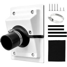 HVAC Wall Penetration and -Set Cover Kit, Separable AC Setting Wall Cover Plate Kit