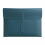 (Haze Blue) PU File Bag with Lychee Pattern, A4 Size Thickened Large-Capacity Office Storage Bag, Flap Closure for Preventing Falling 1