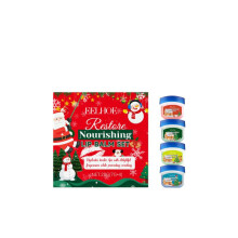 EELHOE Christmas Moisturizing Lip Balm Set Sheer Glossy Nourishing Lip Care Hydrating Non-Sticky Daily Lip Balm