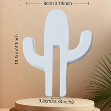 Cactus Shaped Bathroom Glass Door Hooks, Slide-On Design for 8mm Glass Panels, Durable Plastic Towel Hangers, No Drilling or Glue Needed