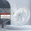 Soquete de Ventilador com Controle Remoto, Soquete E27 de 12 Polegadas, Luz com Brilho e Temperatura de Cor Reguláveis para Quarto e Sala de Estar B 4