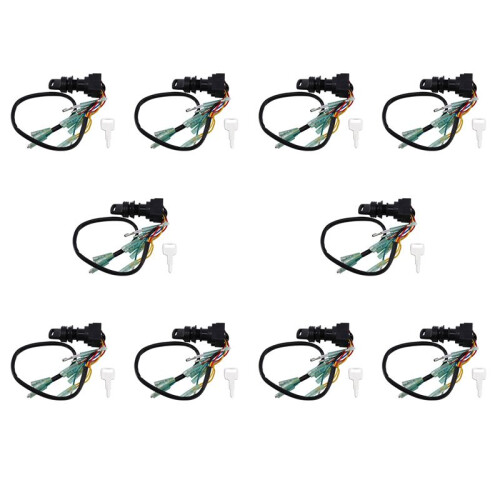 10X Ignition  Key Assy for  Outboard Motor Control Box 703-82510-43-00