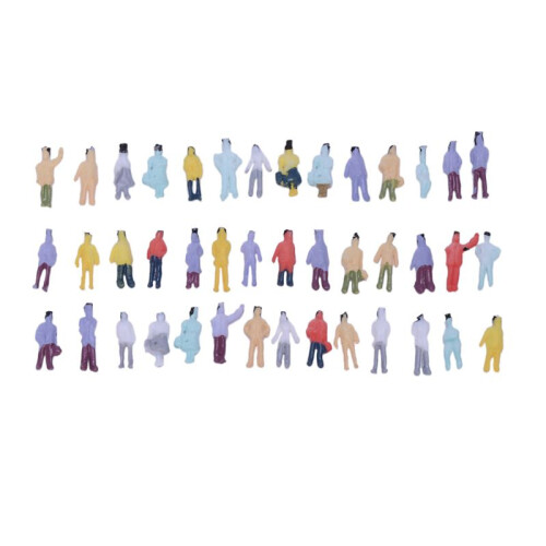 New 400pcs Painted Model Train People Figures Scale N (1 to 150) 2