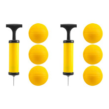 Viminston Roundnet Game Replaceable Competitive Balls Volleyball 6-Pack with Pump