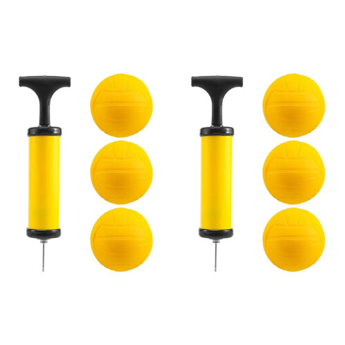 Viminston Roundnet Game  Replaceable Competitive Balls  Volleyball 6-Pack with Pump
