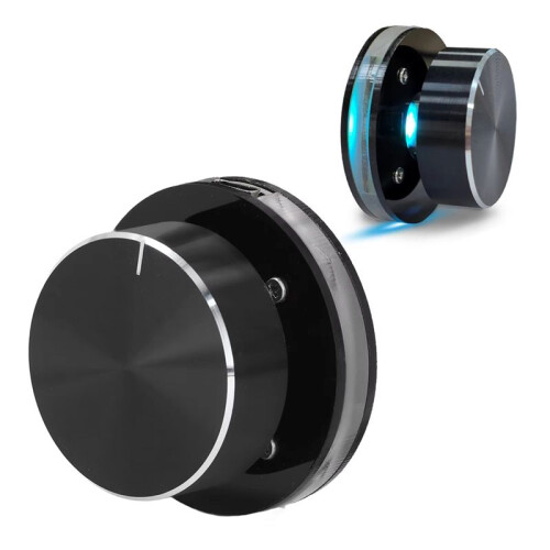 USB Volume Control Knob for Android System PC Multimedia Type C External Media Adjustment Controller with RGB Light 1