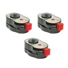 3X Profesjonalny System 1/4 Cala Quick Release Plate do Dowolnego Statywu, Przegubowe Mocowanie Ramienia O PojemnośCi do 4 FuntóW