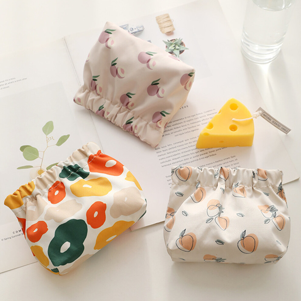 Creation-3C (Colorful Orange) Multi-Purpose Portable Makeup & Card Organizer Bag