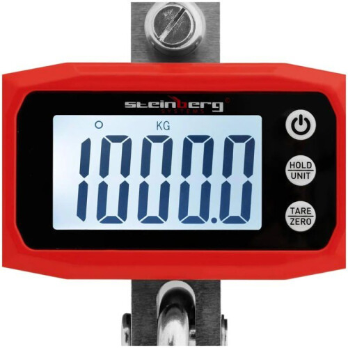 Hängewaage mit Kranhaken, Digitaldynamometer, tragbare digitale Waage, 1.000 kg/0,1 1