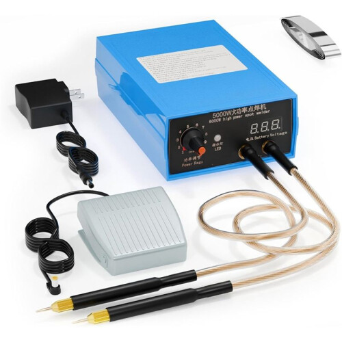 5000W Battery Spot , Adjustable Spot  Machine for 18650 Lithium Batteries, Welding Nickel Sheets US Plug