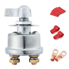 Disjuntor de Alta Corrente para Bateria, 12V-48V, 250A com Painel para Carro, Trailer e Embarcação.