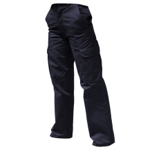 (10/L, Harbour Navy) Warrior Womens/Ladies Cargo Workwear Trousers