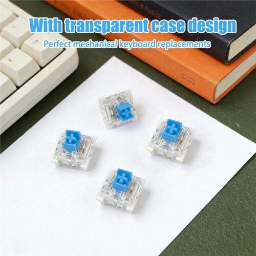 100 Pcs  Keyboard Switches with  Puller,3-PIN  Keyboard Clicker Replacement Dustproof Mechanical 2