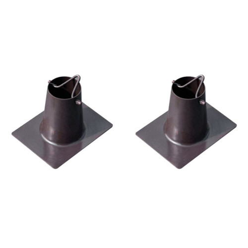 2X Rain Chain Gutter High-Quality Arched Rain Chain Gutter Adapter for Rainwater Pipe Outlet