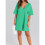 Rompers for Women Casual Short Sleeve Oversized Athletic Workout Romper Deep Pockets Light Green M 4