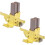 1set/2pcs Carbon Brush Set for DC411, DCG412, DCS320, DCS391 Type 1 Power Tools, Twin Pack 1
