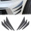 Universal Car Spoiler Canards Kit,Front Bumper Lip Splitter, Anti-Collision Diffuser, Soft Rubber Decorative Stickers 2