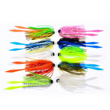 10 Pezzi di Gonne In Silicone per Spinnerbait, Gonne di Ricambio per Esche da Pesca, Buzzbait, Jig, Accessori per La Creazione di Esche da Pesca