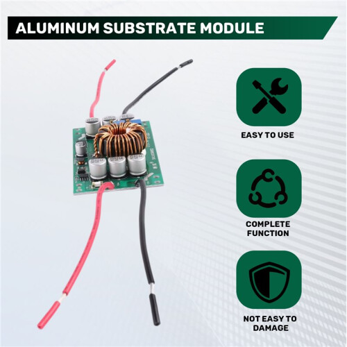 600W Boost Power Module 10-50V Adjustable Voltage and Current with Undervoltage Protection 1