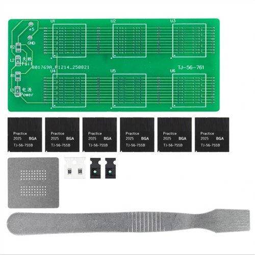 SMD BGA Chip Single-Sided Superficies Mount Soldering Practice Teaching Training DIY Circuit Board Kit