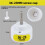 Handheld Electric Bottle Capping Tool with Hex Shank, Plastic Bottle Sealing Adapter 35-41mm 2