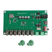 PCBA Board USB Charger Station 7 USB-A 10A and 2 Terminal Block 5A Outputs, JACK (5.0/2.0 Pin) and Type-C PD Inputs
