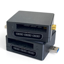 2P SNAC-Adapter för PSX-Kontroller för FPGA-System med 2 Minneskortplatser och 1 Ljusport, 3D-Utskrivet Hölje