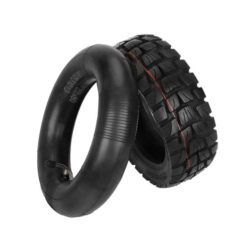 Pneu 255x80 10x3 Câmara de Ar 10 Polegadas para Scooter Elétrica com Válvula Curva de 90 para  Max G30 / G30D / G30LP