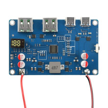100W PD QC Mobile Power Module 2-6S Lithium Battery Protection Board Bidirectional Fast Charging DIY Power Bank MPPT