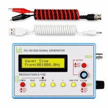 FG-150 DDS Signal Generator 0.1Hz-500kHz Signal Source Module Adjustable Duty Cycle 1% to 99% 15 Waveform Types
