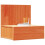 VidaXL vidaXL Bedside Table Wax Brown 42 x 32.5 x 40 cm Solid pine wood 4