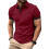 Camisas Masculinas de Golfe com Modelagem Regular e Tecido Elástico Vinho Tinto XXL 1