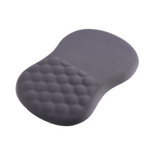 Mouse Pad with Wrist Rest, Slope Design Memory Foam Support, Non-Slip PU Base