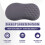 Mouse Pad with Wrist Rest, Slope Design Memory Foam Support, Non-Slip PU Base 2