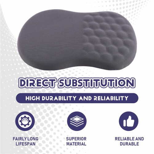 Mouse Pad with Wrist Rest, Slope Design Memory Foam Support, Non-Slip PU Base 1