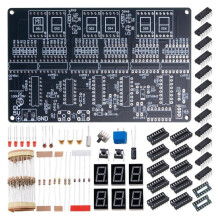 6-Digit DIY Electronic Clock Kit 4.5V-5.5V Circuit Board for Soldering Practice Learning Crafting Clock Electronics