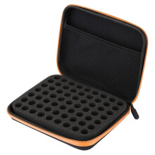 Custodia per Fiale di Peptide per Conservazione In Frigorifero, Organizer con 63 Slot per Fiale da 1-3ml per Insulina, Custodia da Viaggio Rigida