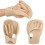 2 Pcs Sof  Protector for Hand Foam Contracture Cushion Prevention Gloves Guard Protection Pad with Finger Separator 2