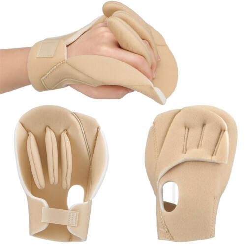 2 Pcs Sof  Protector for Hand Foam Contracture Cushion Prevention Gloves Guard Protection Pad with Finger Separator 1