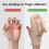 2 Pcs Sof  Protector for Hand Foam Contracture Cushion Prevention Gloves Guard Protection Pad with Finger Separator 3