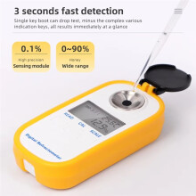 0-94%/0-90%/0-50%Honey Refractometer Sugar Content Tester Digital Sugar Refractometer ATC Refracto Meter for Fruit Juice