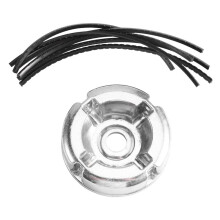 Kit de Repuesto Universal para Cuchillas de Cortacésped, Cabezal de Desbrozadora de 6 Hilos, Accesorio para Desbrozar para Jardín, Patio, Césped,