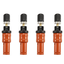 Adjustable Auto-Stop Tire Deflators Valve Kit (10-30 PSI) Screw- 4PCS Tyre Air Down Tool,Automatic Tire Deflators Set